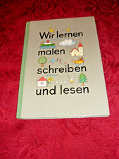 Fibel - altes Schulbuch - Wir lernen malen, schreiben, lesen - 1960