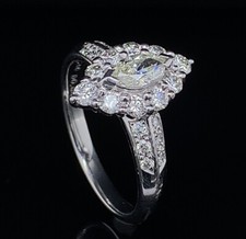 Diamantring 1 Diamantnavette