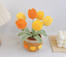 Handgestrickte Tulpe