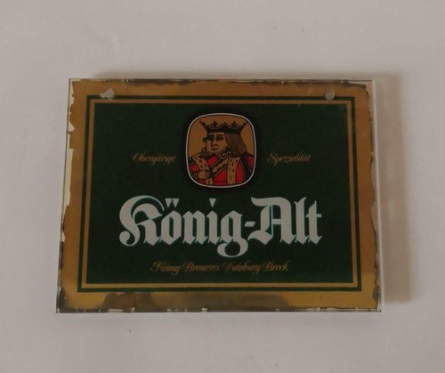 König alt zapfhahnschild - alt,