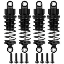 AXSPEED 4Stk 62 mm Stoßdämpfer Alum Dämpfer für Tamiya TT-02 RC 1/10 Autos