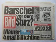 Bild Zeitung vom 16.09.1987
