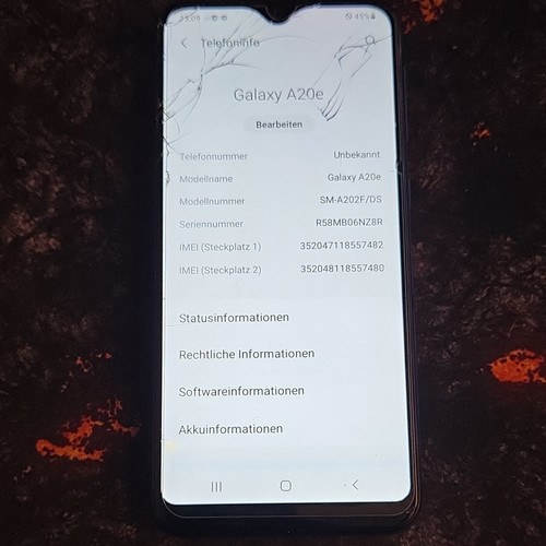 Samsung galaxy a20e 32gb - galaxy, blau