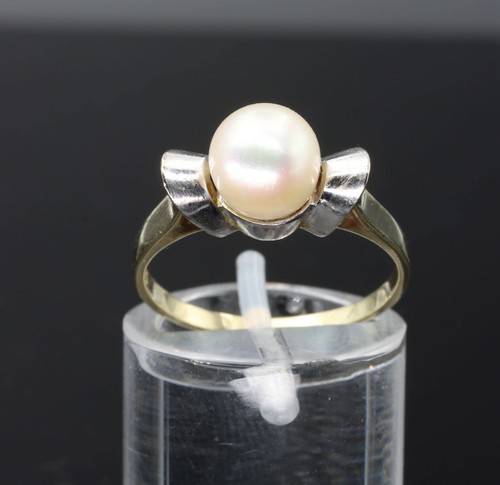585 14kt bicolor ring mit - 14kt, ring,
