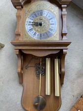 Meister Anker Wanduhr Tempus Fugit, Pendeluhr, Eiche rustikal