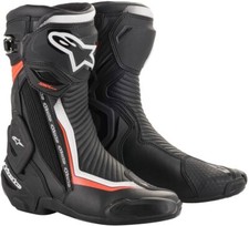 Alpinestars SMX Plus V2 Motorradstiefel, schwarz-weiß-rot