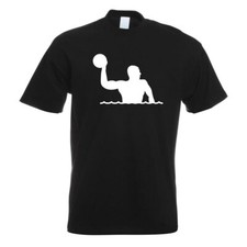 Wasserball Spieler Figur T-Shirt Motiv bedruckt Funshirt Design Print