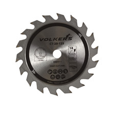 HM Kreissägeblatt Ø 125 x 12,75 mm 18 Zähne Sägeblatt für Hartholz Spannplatte