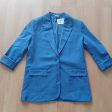 Damen Jacke Long Blazer Casual