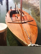 Segelboot Kielzugvogel Holzboot m. Trailer Holzmast Honda Motor Bj. 1965 