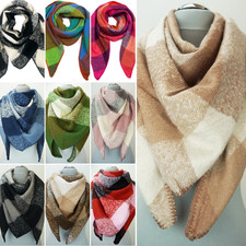 XXL Karo Dreieckstuch Winter