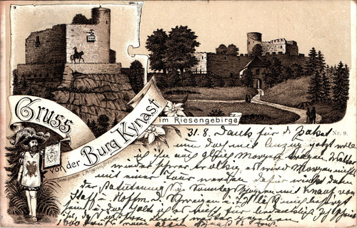 Litho gruss aus schlesien - aus,