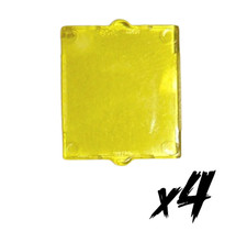 4x LEGO 60601 •Fenster Glas Scheibe 1x2x2• transparent gelb • trans-yellow