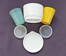 TUPPERWARE 3 kleine Dosen Wichtel 1x 110 ml 2x 50 ml Aufbewahrung Reste, Kräuter