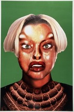 Orlan, Refiguration - Selfhybridation no 9, 1997, Fotografie, Cibachrome, sig.
