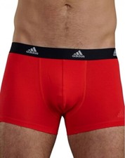 ADIDAS BOXERSHORTS GR. M ACTIVE FLEX BAUMWOLLE FARBE ROT