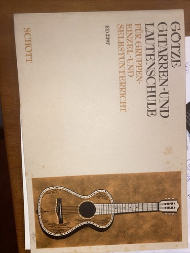 Gitarren und lautenschule von - und,