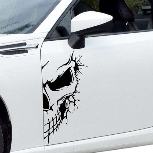 Totenkopf autoaufkleber 30x55 - autoaufkleber,