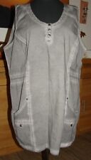 Tunika Kleid Top Shirt Longshirt Damen Gr.  54 56, LAURA TORELLI, Oil - washed