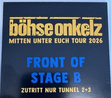 Ticket böhse onkelz - 1x,