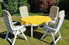 Gartenmöbel  Sitzgruppe weiß