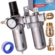 1/2" Druckluft Wartungseinheit Öler Druckminderer für Kompressor 0,005 Filt