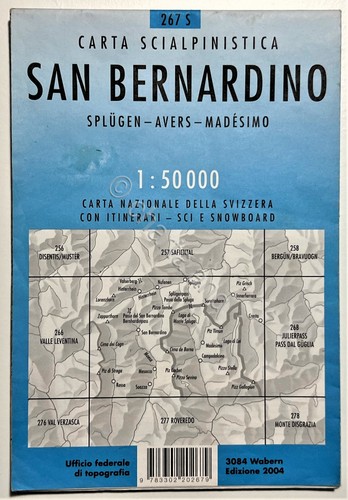 Skitourenkarte 267 san - 267, s