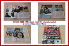 BMW R 1200 C Montauk mit 61PS Literaturpaket - 3 komplette Zeitschriften