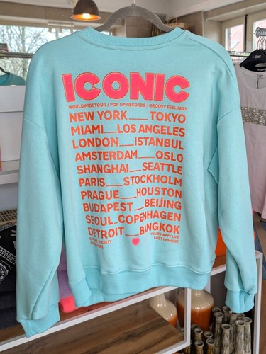 Sweatshirt iconic türkis - sweatshirt,
