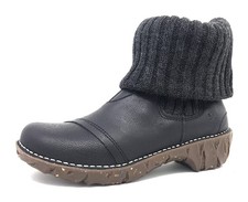 El Naturalista YGGDRASIL Damenschuhe Stiefel Schwarz Freizeit