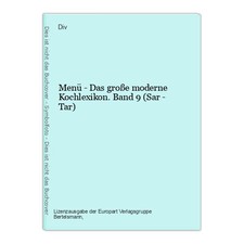 Menü - Das große moderne