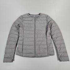 Uniqlo Damen Jacke Grau Small