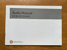 VAUXHALL AUDIO CD30 MP3 AUDIO