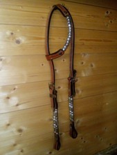 Einohrzaum "Silver Pipes" -