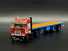 Mack F700 4x2 Classic Flatbed Trailer "van der Meijden" WSI LKW Modelle 1:50