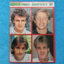 TENNIS 1986 Boris Becker Mats