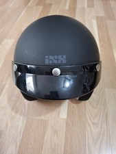 ixs 77 Jethelm Motorradhelm Rollerhelm Halbschalenhelm Schwarz Größe S 55-56cm