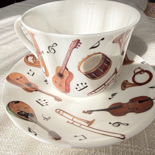 Jumbotasse mit unterteller - jumbotasse,
