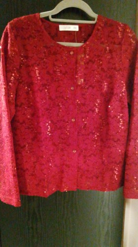 Damen spitzen kurzjacke 44 - spitzen-kurzjacke, gr.44