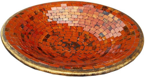 Runde mosaikschale - runde,