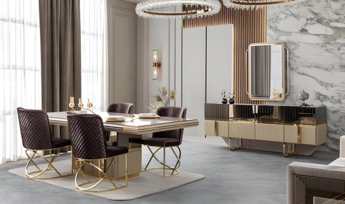 Hochwertiges esszimmer set mit - hochwertiges, esszimmer-set