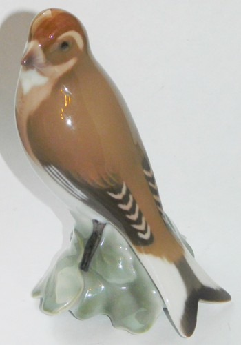 Porzellanfigur vogel hänfling - porzellanfigur,