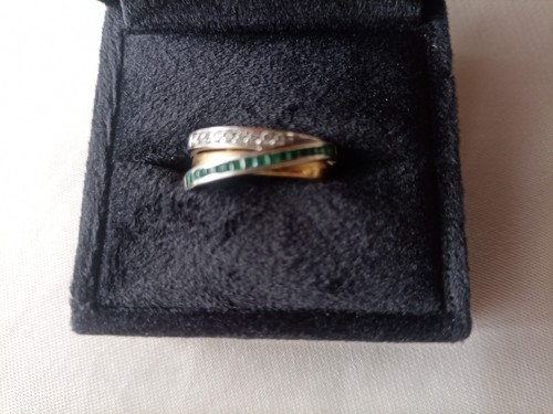 Ring 585 gelbgold weißgold - gelbgold,