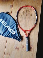 HEAD Radical 23 Junior Tennisschläger – rot/schwarz, Kindergröße - mit Hülle