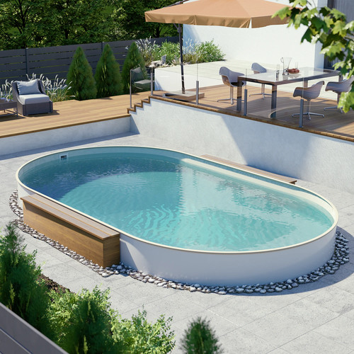 Stahlwandpool oval 3 00 - oval, x
