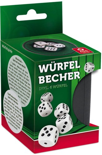 Würfelbecher plastik mit - plastik,