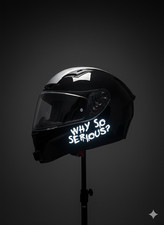 "why so serious?" Motorradhelm