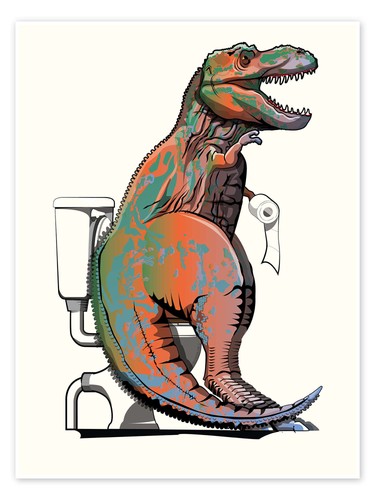 Poster rex toilette wyatt9 - poster,