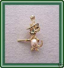 BROSCHE MAUSKETIER MIT DEGEN NEU NEU MUSKETIER MAUS TOP