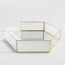 Hexagon-Glas-Terrarium-Behält